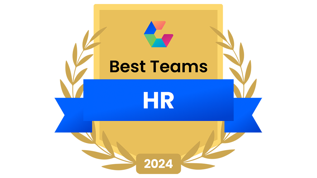 2024 Comparably award for Best Human Resources