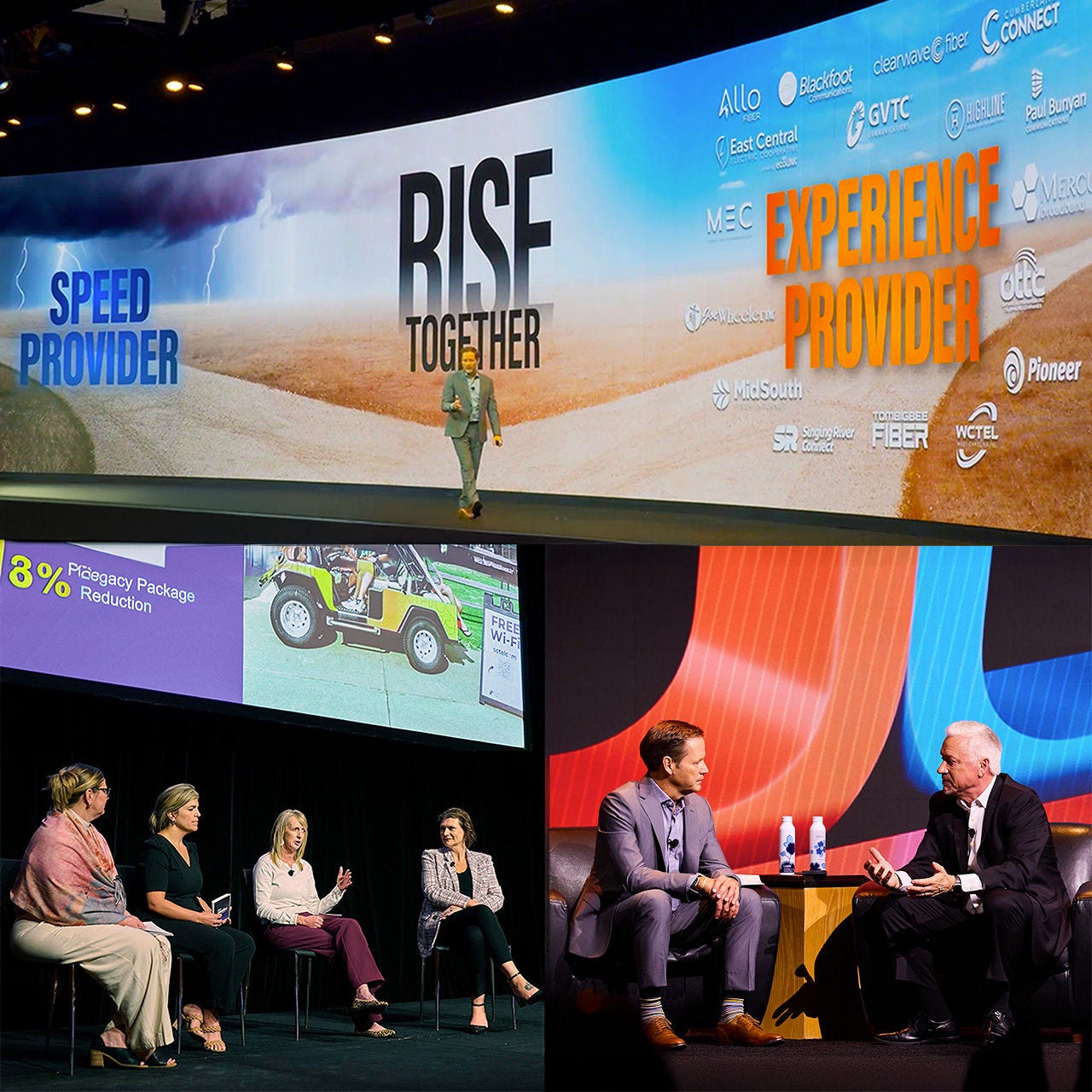 Montage of ConneXions 2024 sessions