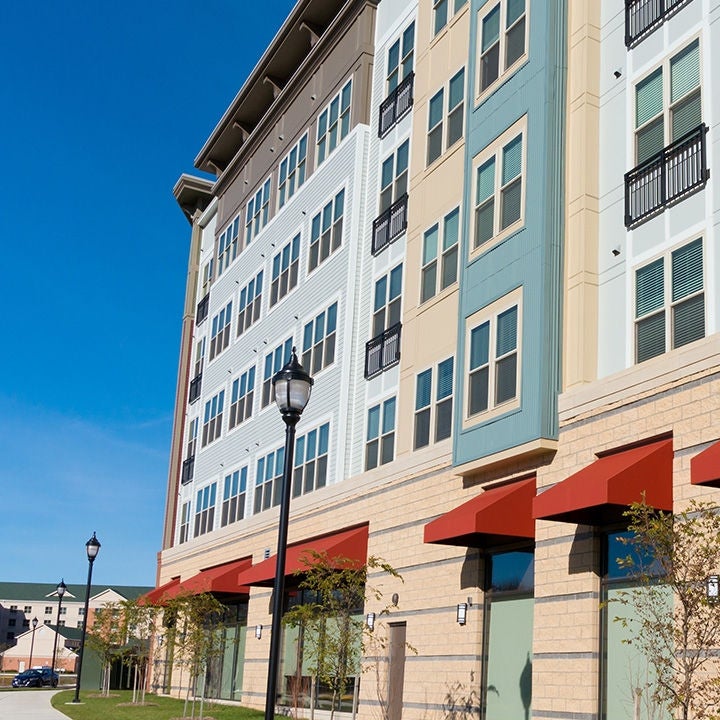 apartment building exterior