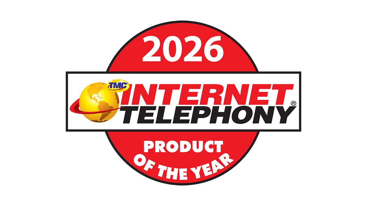 TMC INTERNET TELEPHONY Product Of The Year award logo