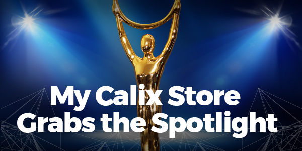 golden statuette MyCalix store