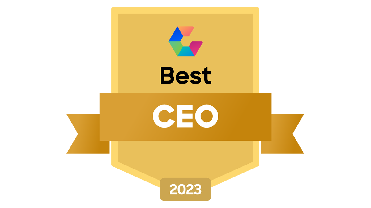 Comparably best CEO award