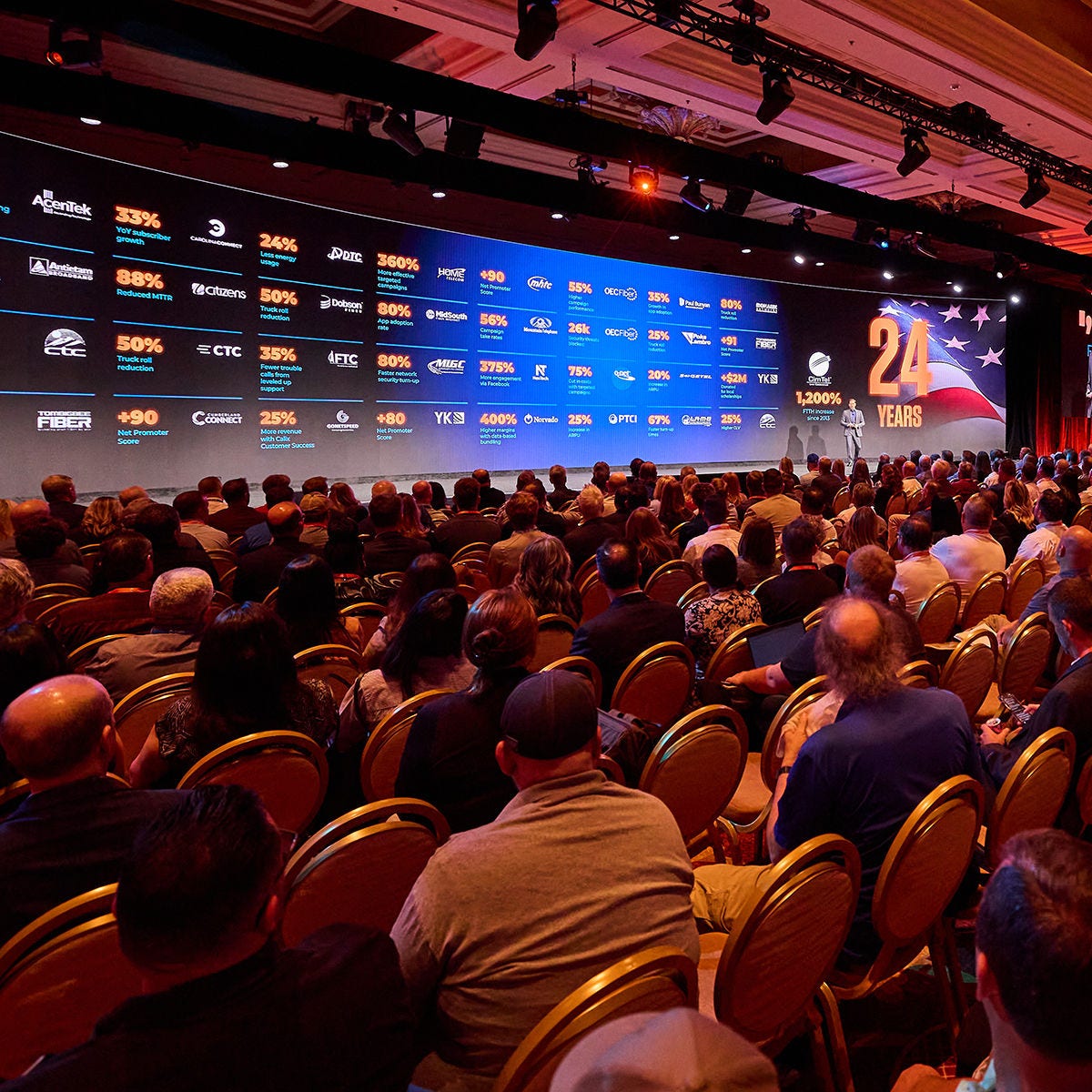 ConneXions attendees walking through a hallway during the event
