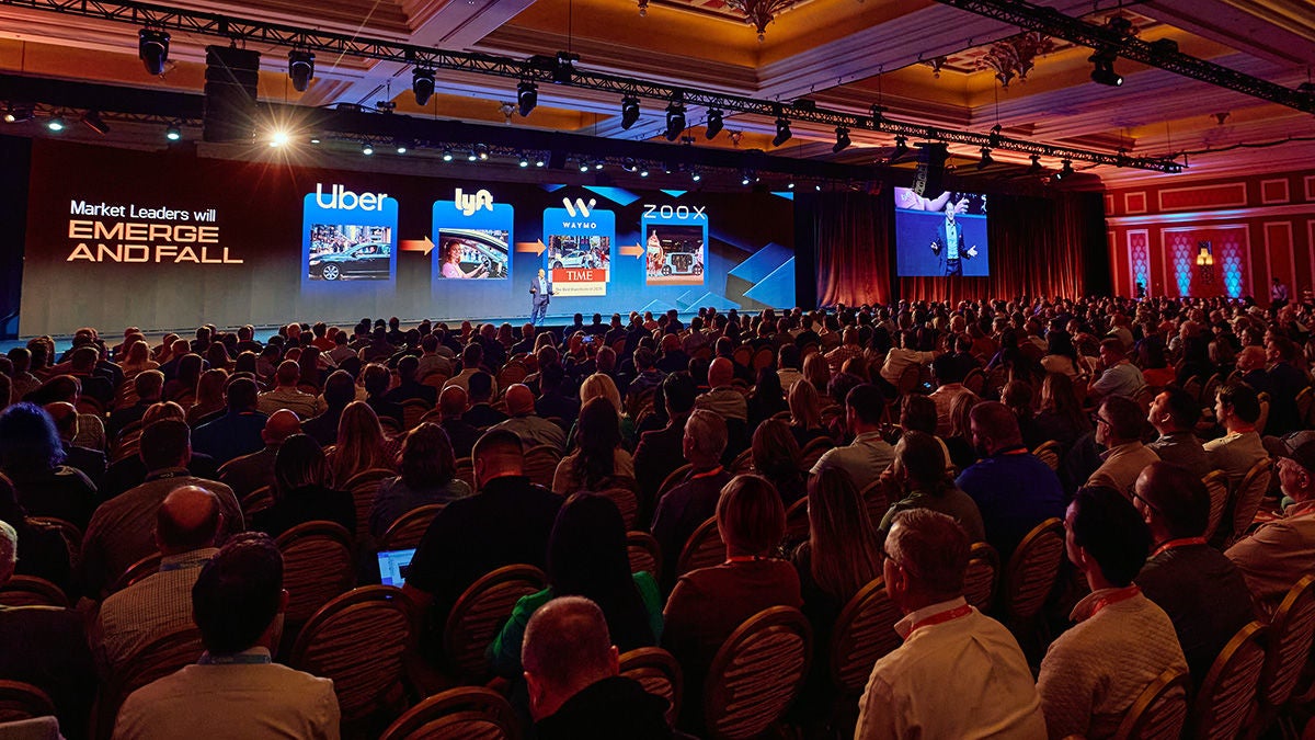 ConneXions attendees watching General Session