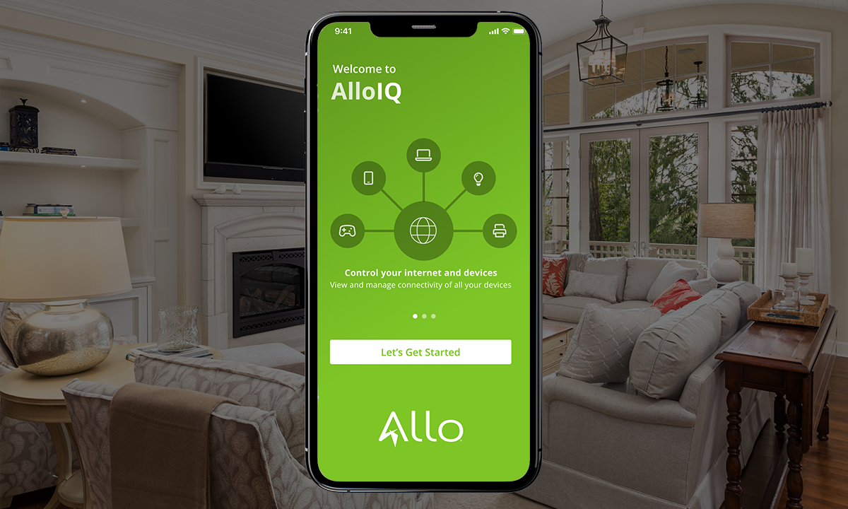 CommandIQ app with BSP Allo logo