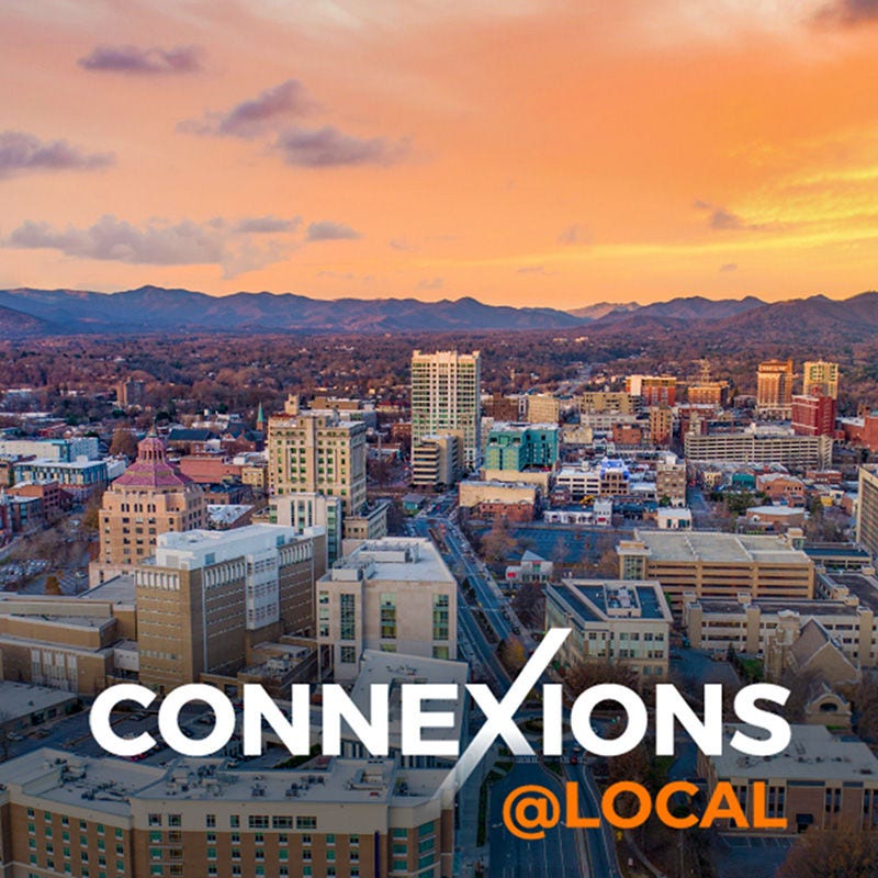 ConneXions @Local logo over city
