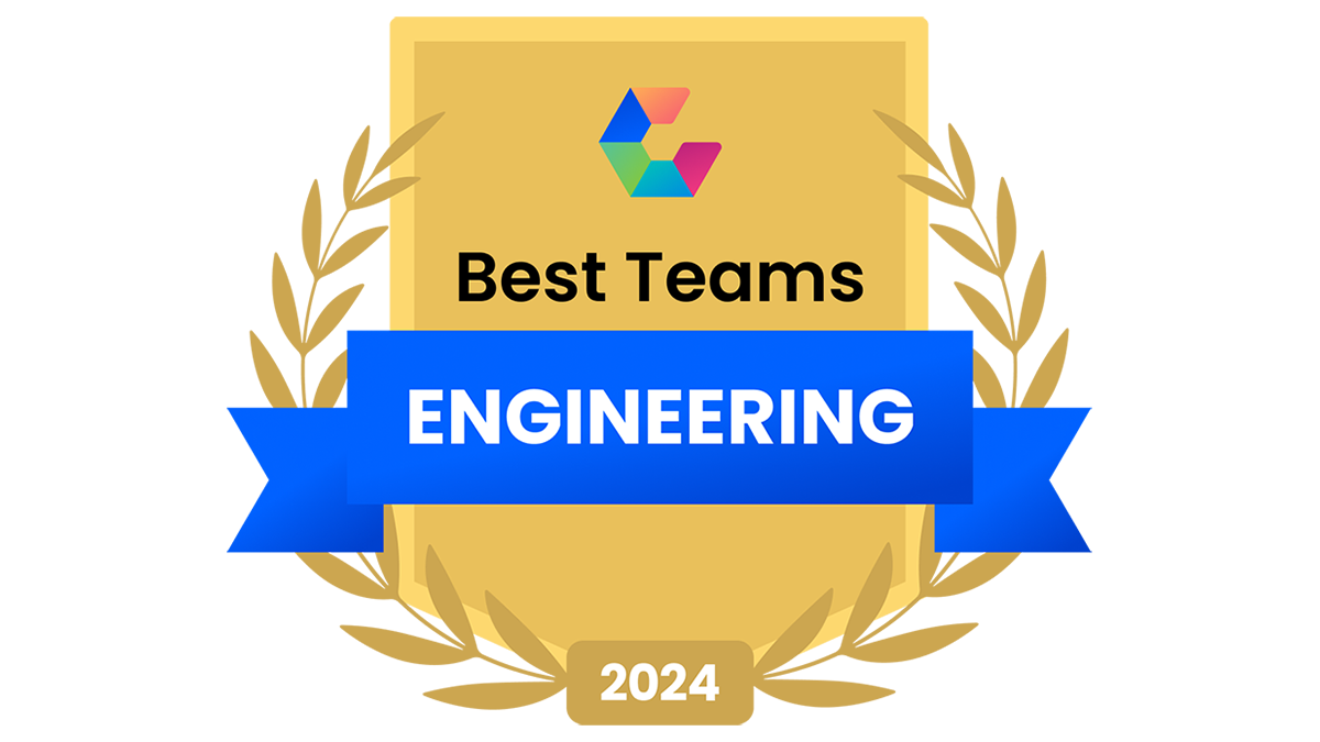 Comparably best engineering teams award