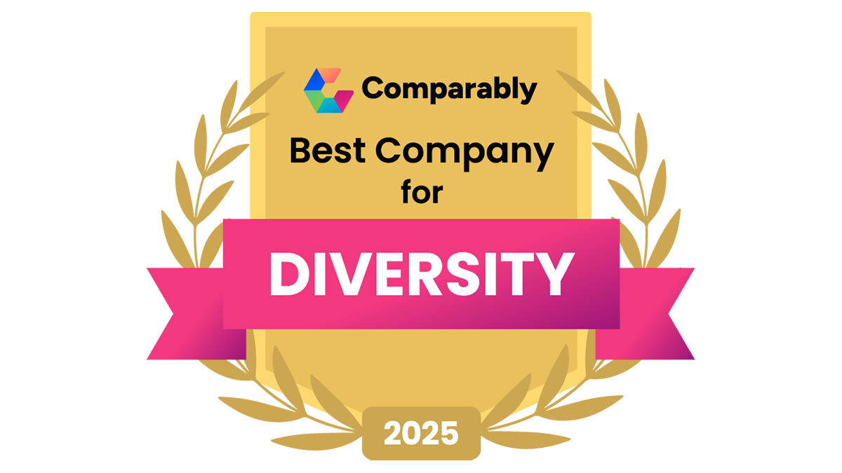 Comparably Best Company for Diversity