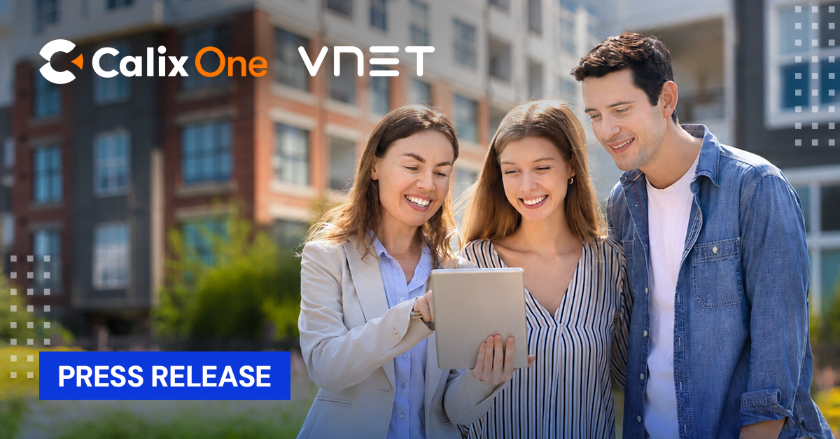 VNET Fiber Invests in Agentic With Calix One | Calix Press Release