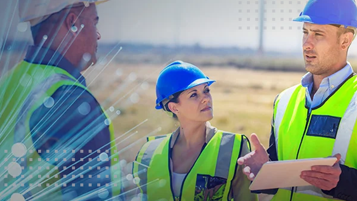 Group of technician engineer and businessman in protective uniform standing and discussing, researching, brainstorming and planning work together with hardhat at industry manufacturing